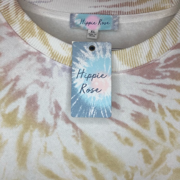NWT Hippie Rose Sweatshirt - Picture 3 of 6